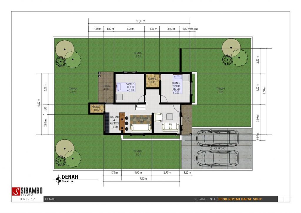 Detail Denah Rumah Type 42 Nomer 11