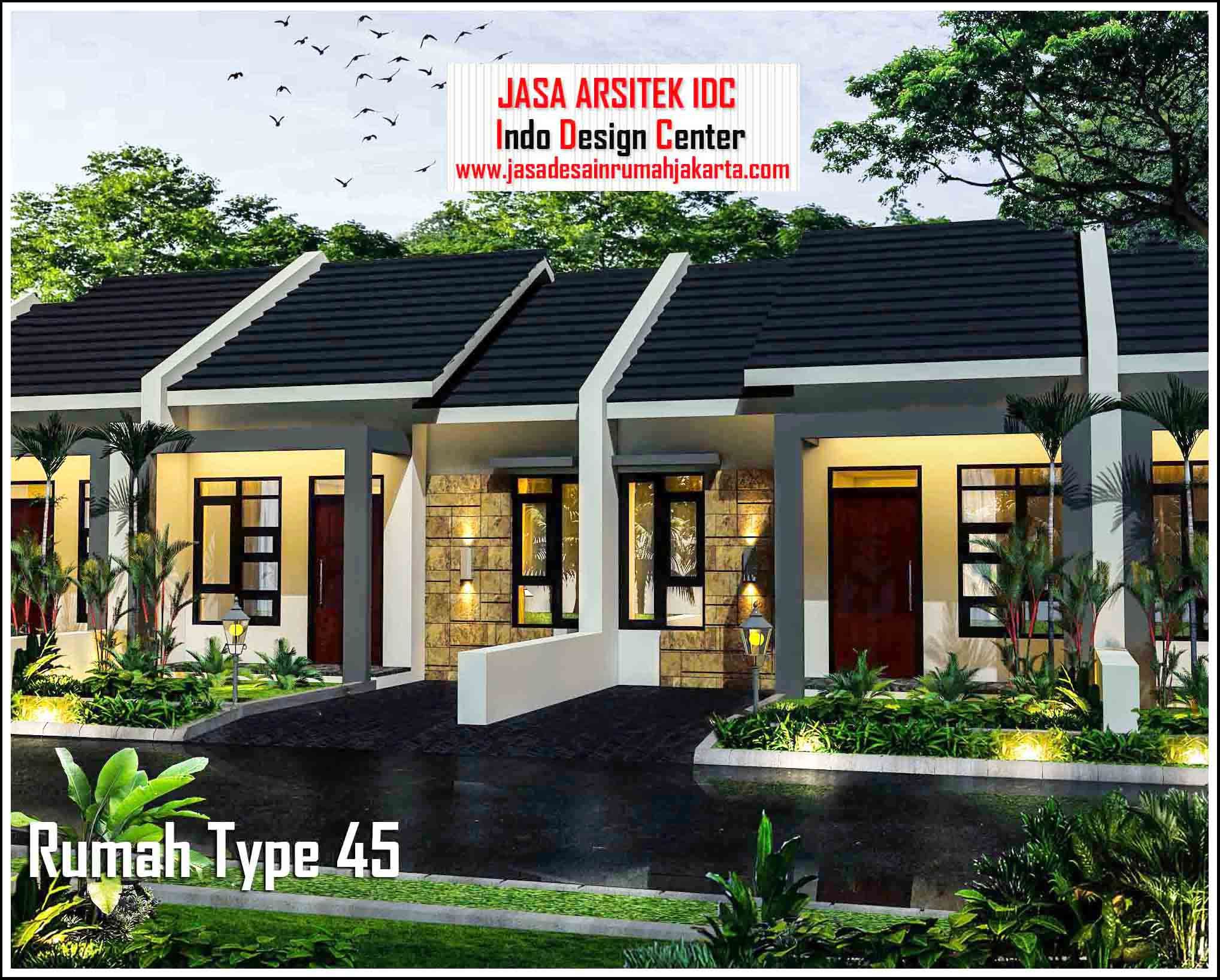 Detail Denah Rumah Type 45 60 Nomer 33