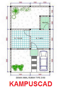 Detail Denah Rumah Type 60 120 Nomer 34