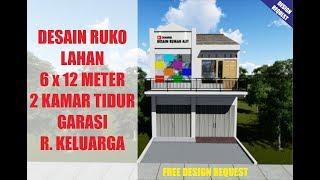 Detail Denah Rumah Ukuran 12x12 Kamar 3 Tambah Garasi Sama Warung Nomer 50