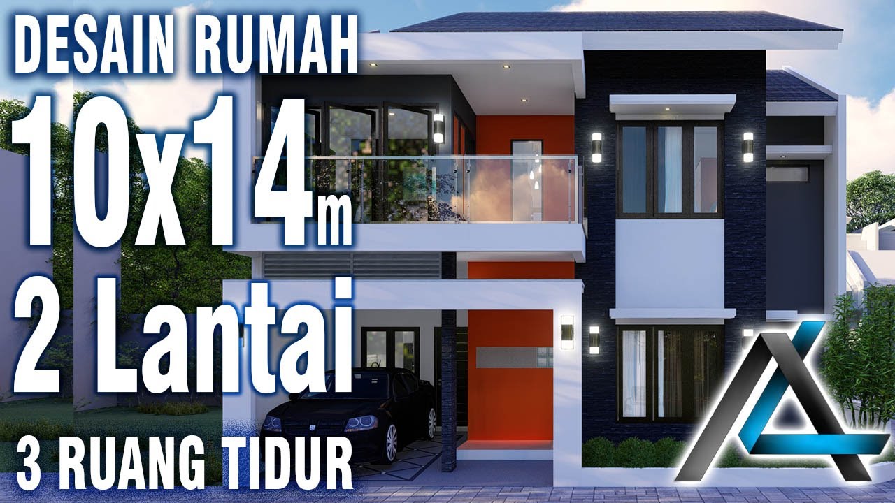 Detail Denah Rumah Ukuran 14x10 Nomer 4