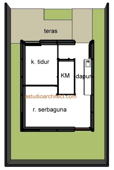 Detail Denah Rumah Ukuran 3x10m Nomer 31