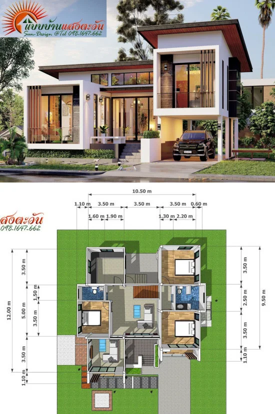 Detail Denah Split Level Nomer 24