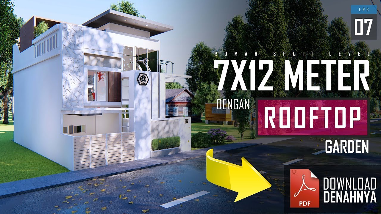 Detail Denah Split Level Nomer 28