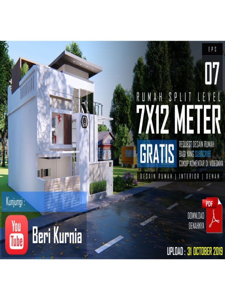 Detail Denah Split Level Nomer 52