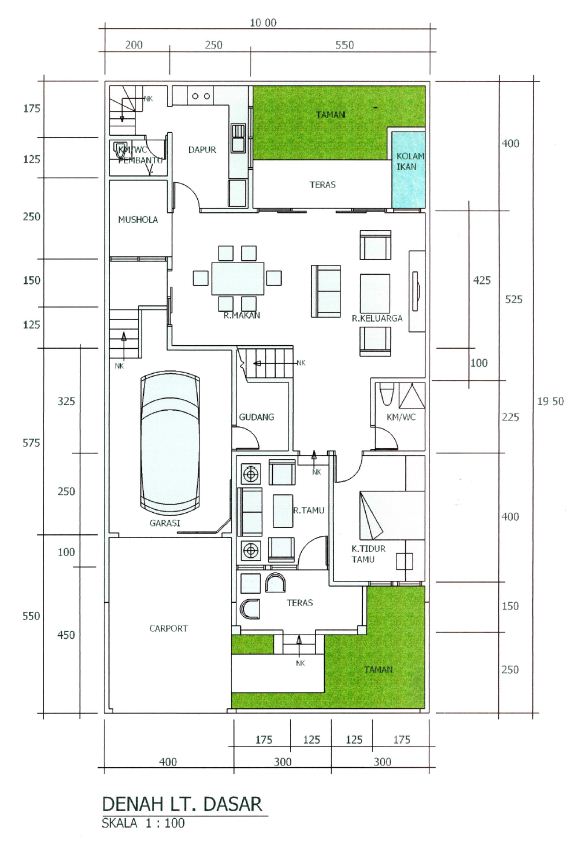 Detail Denah Split Level Nomer 53