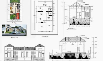 Detail Denah Tampak Rumah Nomer 23