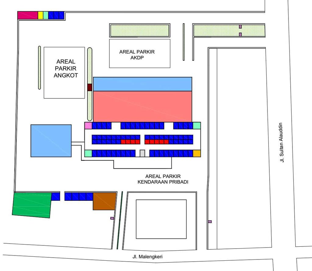 Detail Denah Terminal 3 Lantai Sederhana Gambar Denah Terminal Bus Nomer 8