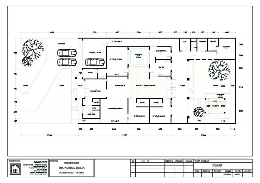 Detail Denah Villa Bali Nomer 5