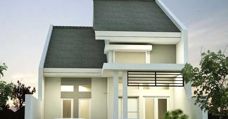 Detail Depan Rumah Modern Nomer 5