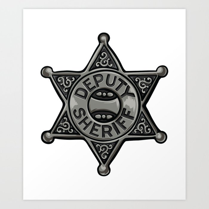 Detail Deputy Sheriff Badge Clipart Nomer 2