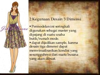 Detail Desain 3 Dimensi Busana Nomer 47