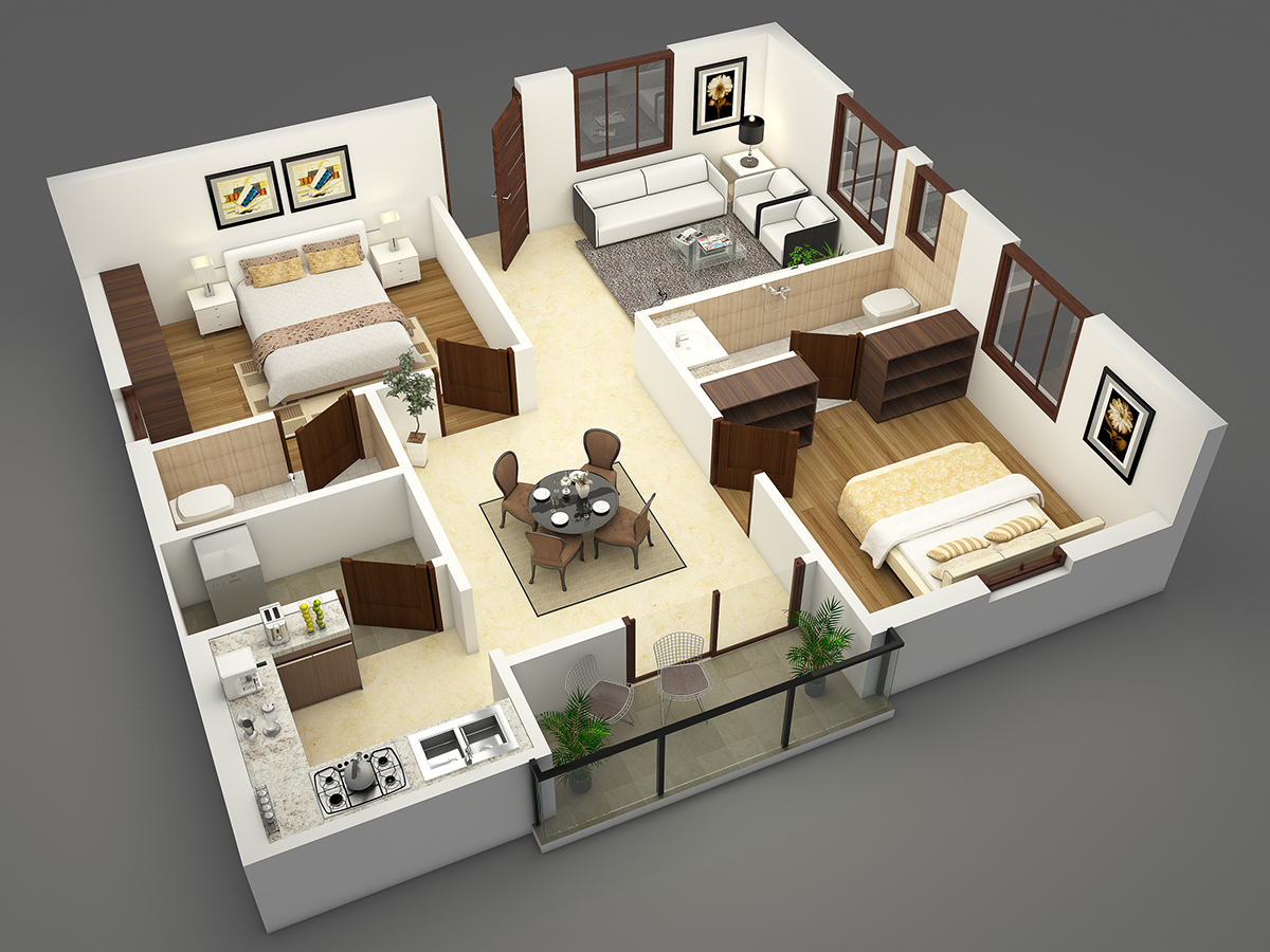 Detail Desain 3d Rumah Minimalis Nomer 26