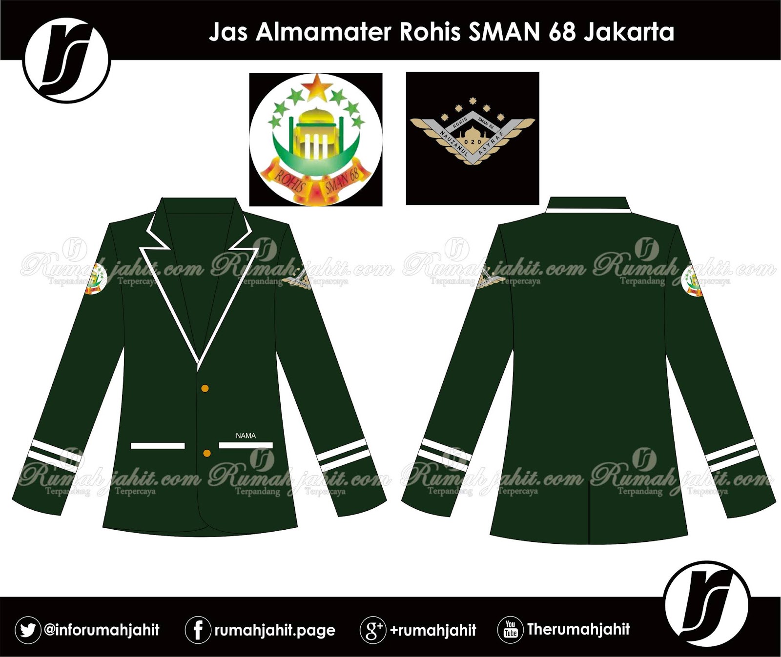 Detail Desain Almamater Rohis Nomer 2