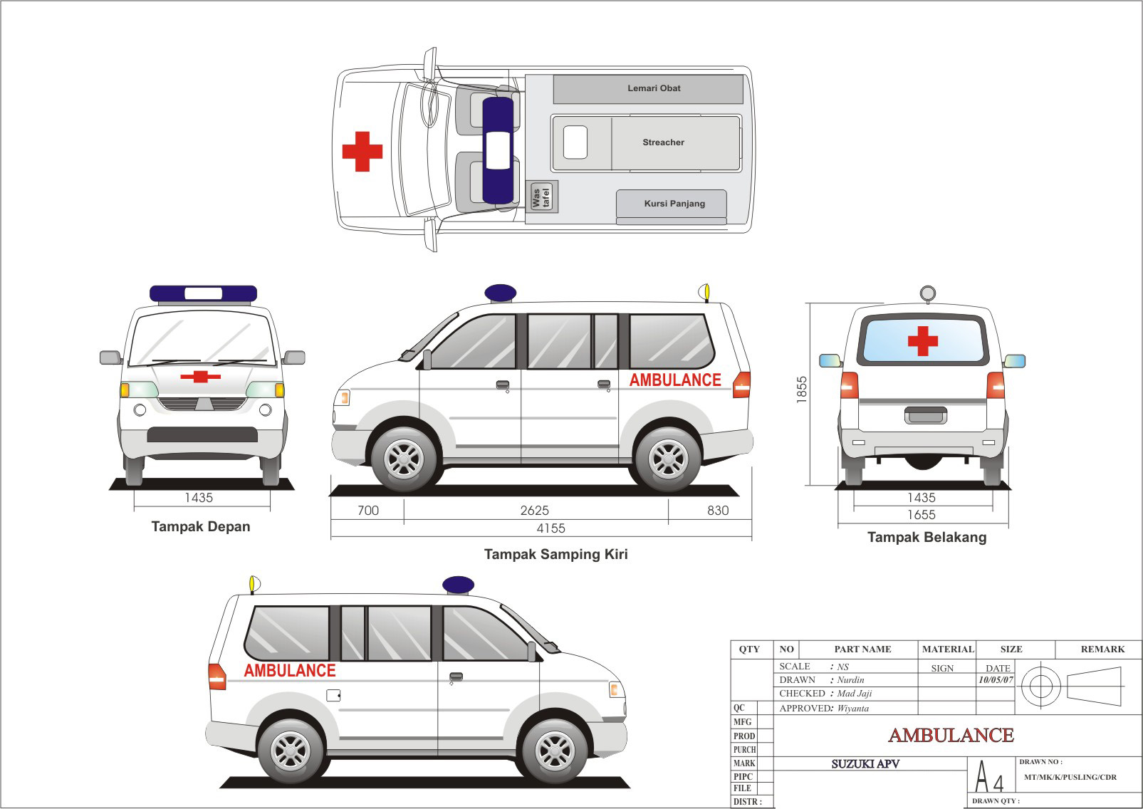 Detail Desain Ambulance Apv Nomer 24