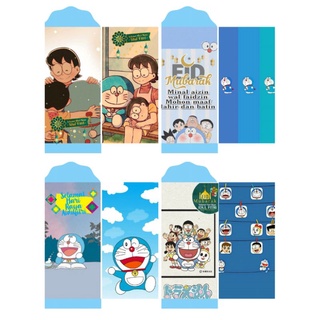 Detail Desain Amplop Lebaran Lucu Doraemon Nomer 46