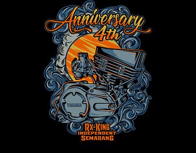 Detail Desain Anniversary Club Motor Nomer 25