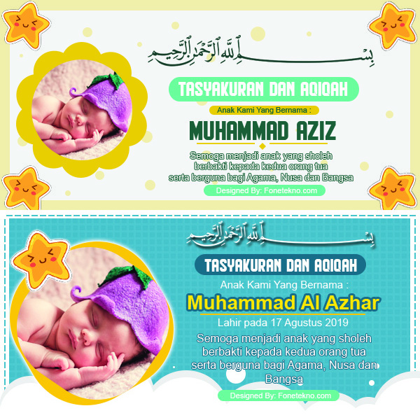 Detail Desain Aqiqah Psd Nomer 13