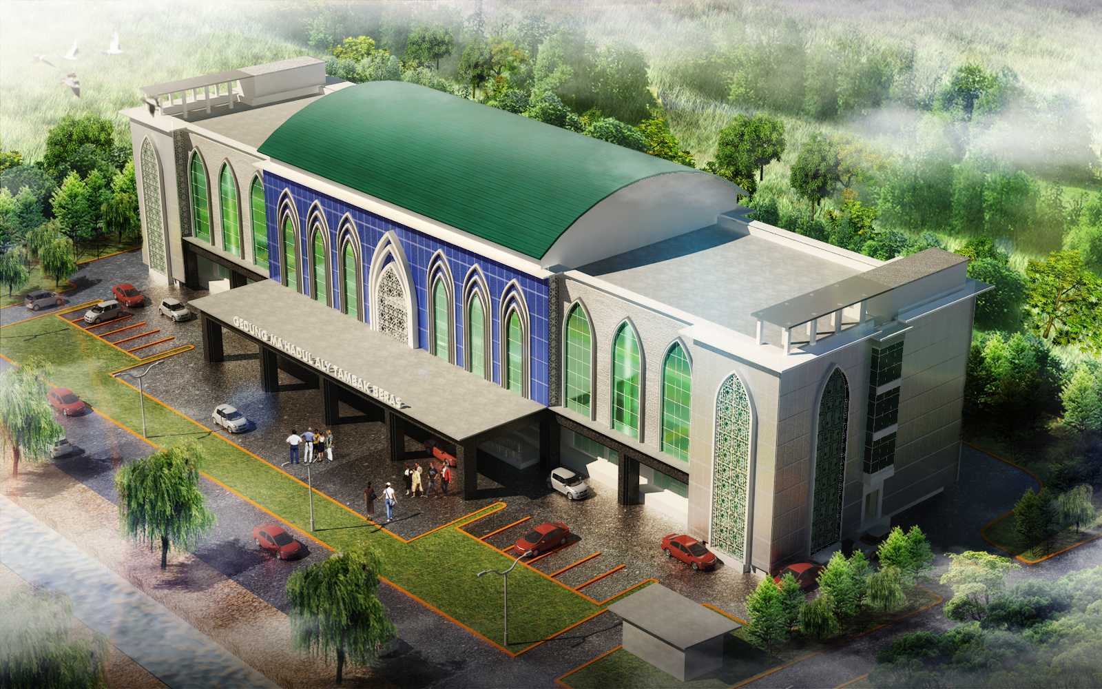 Detail Desain Asrama Pesantren Nomer 11