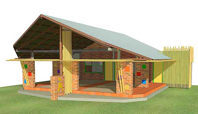 Detail Desain Aula Terbuka Nomer 14