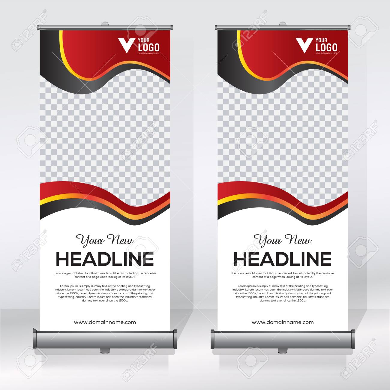 Detail Desain Background X Banner Nomer 35