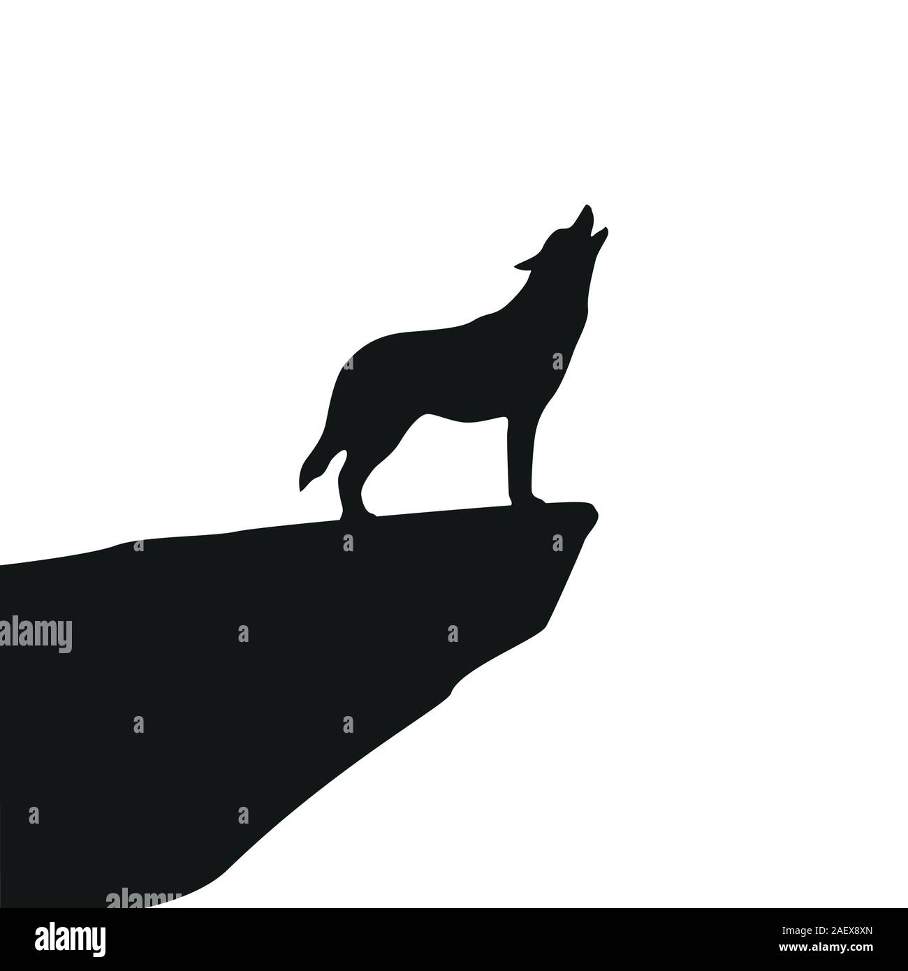 Detail Geometric Wolf Howling Nomer 11