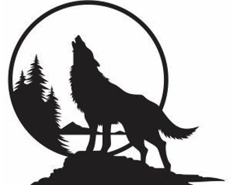 Detail Geometric Wolf Howling Nomer 21