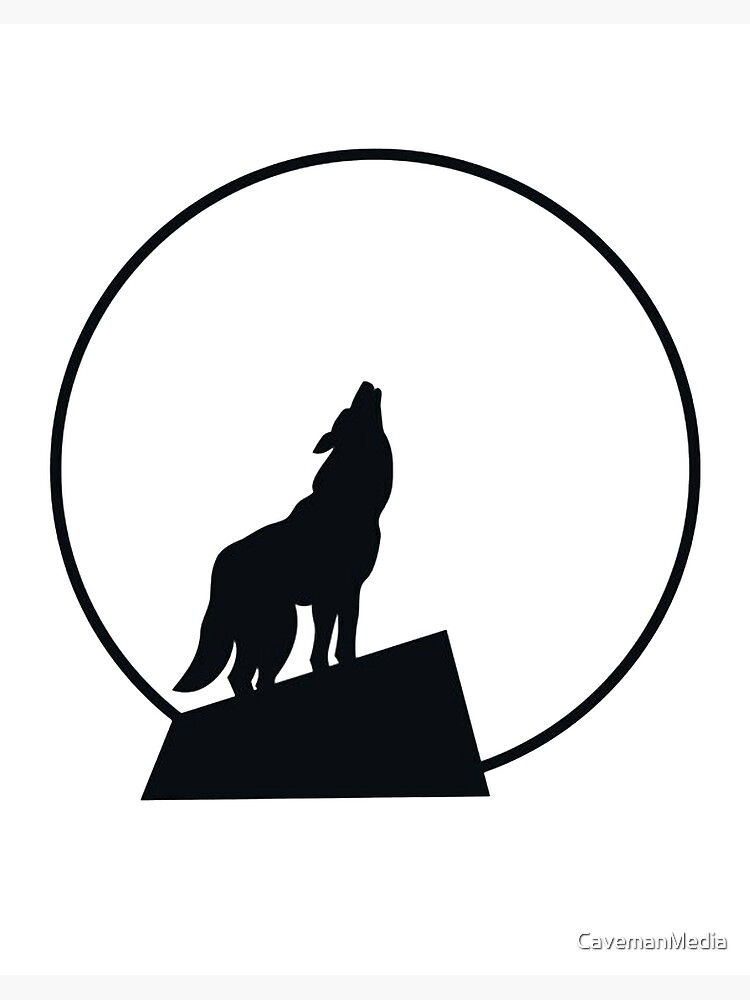 Detail Geometric Wolf Howling Nomer 3