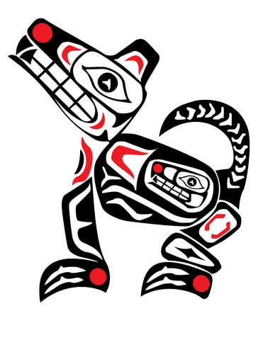 Detail Geometric Wolf Howling Nomer 5