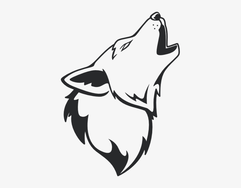 Detail Geometric Wolf Howling Nomer 6