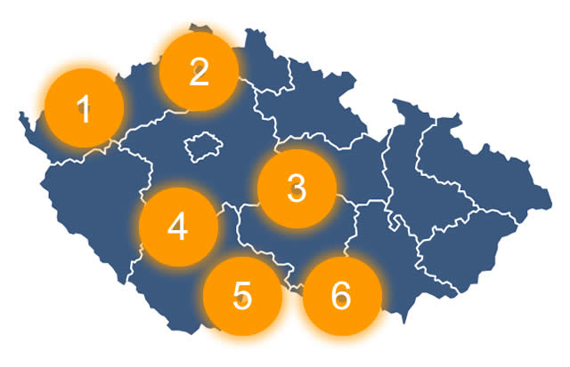 Detail Landkarte Tschechien Regionen Nomer 16