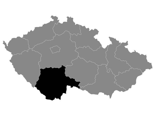 Landkarte Tschechien Regionen - KibrisPDR