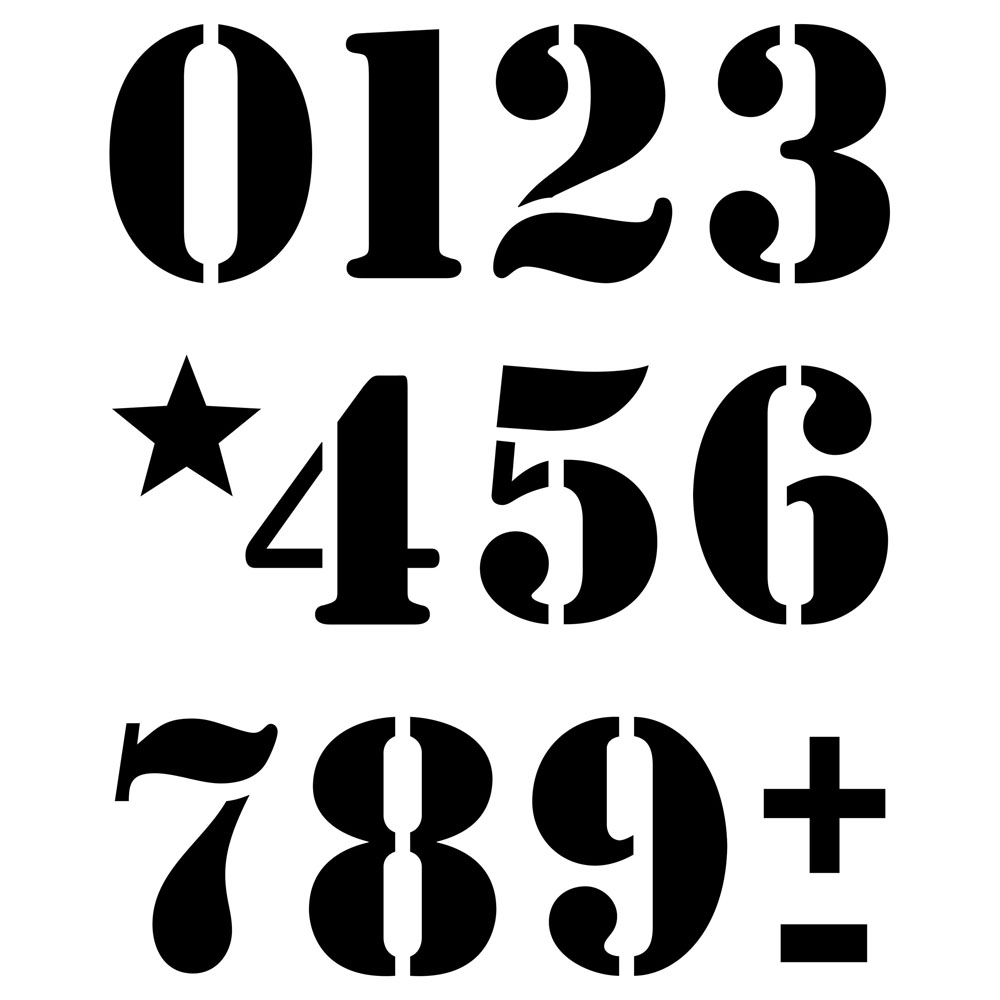 Detail Schablone Abc Nomer 15
