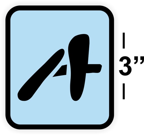 Detail Schablone Abc Nomer 6