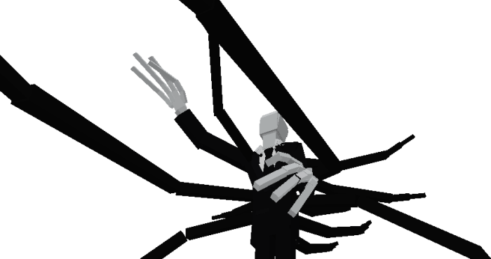 Detail Slenderman Minecraft Nomer 4