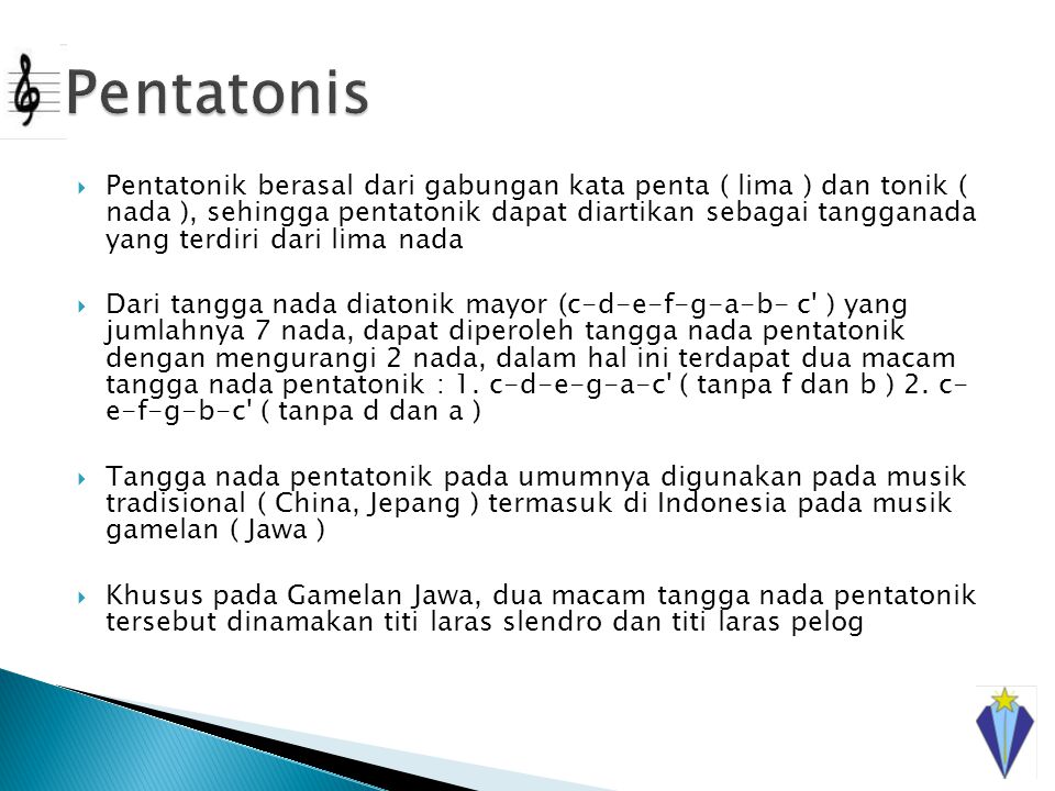 Detail Gambar Tangga Nada Pentatonis Nomer 42