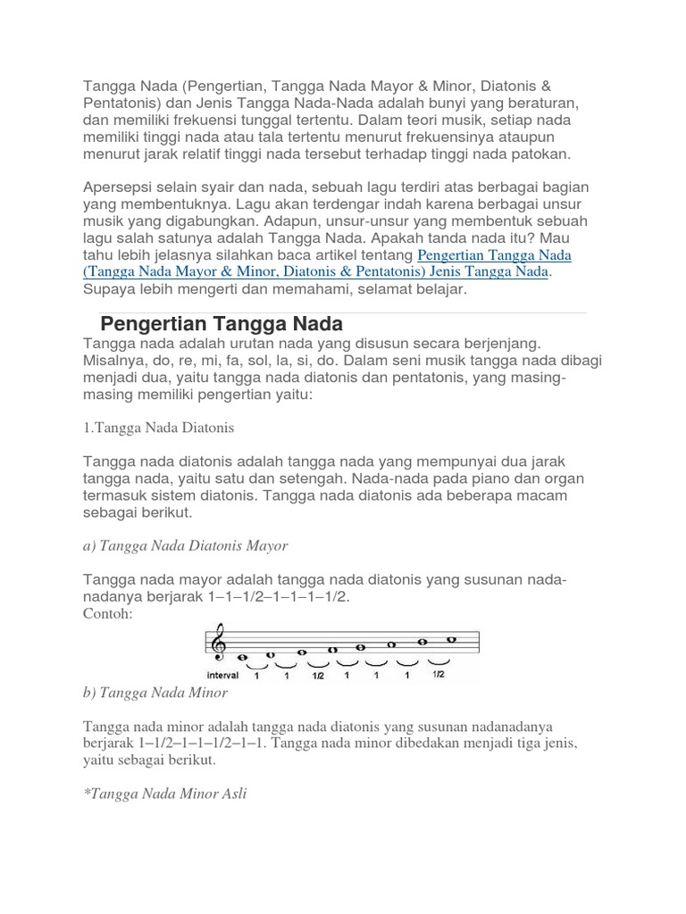 Detail Gambar Tangga Nada Pentatonis Nomer 47