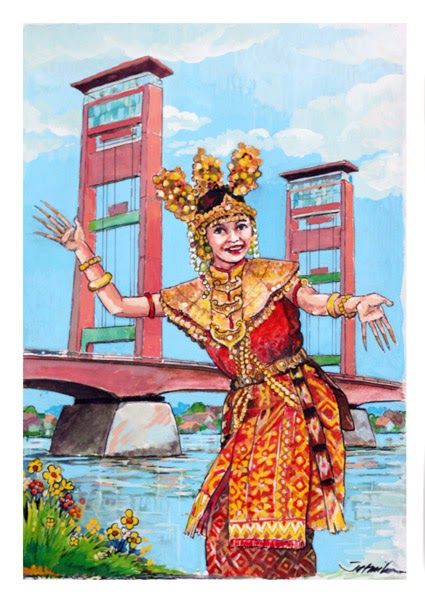 Detail Gambar Tari Merak Gambar Tari Gending Sriwijaya Nomer 3