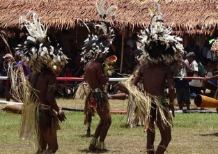 Detail Gambar Tari Perang Papua Nomer 26