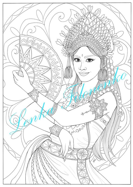 Detail Gambar Tari Tradisional Sketsa Nomer 8