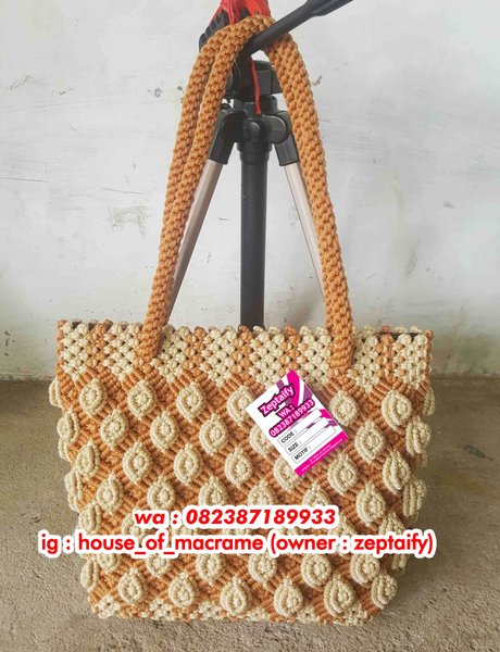 Detail Gambar Tas Dari Tali Kur Motif Bunga Mawar Nomer 19