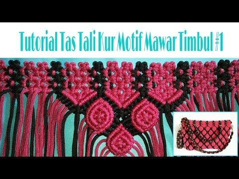 Detail Gambar Tas Dari Tali Kur Motif Bunga Mawar Nomer 26