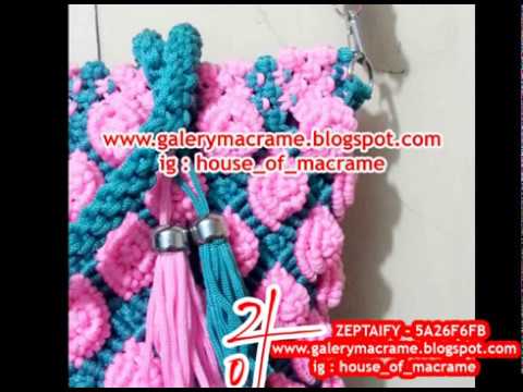 Detail Gambar Tas Dari Tali Kur Motif Bunga Mawar Nomer 44