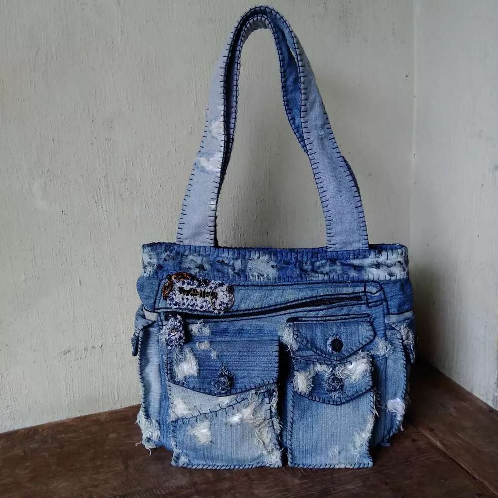 Detail Gambar Tas Jeans Nomer 27