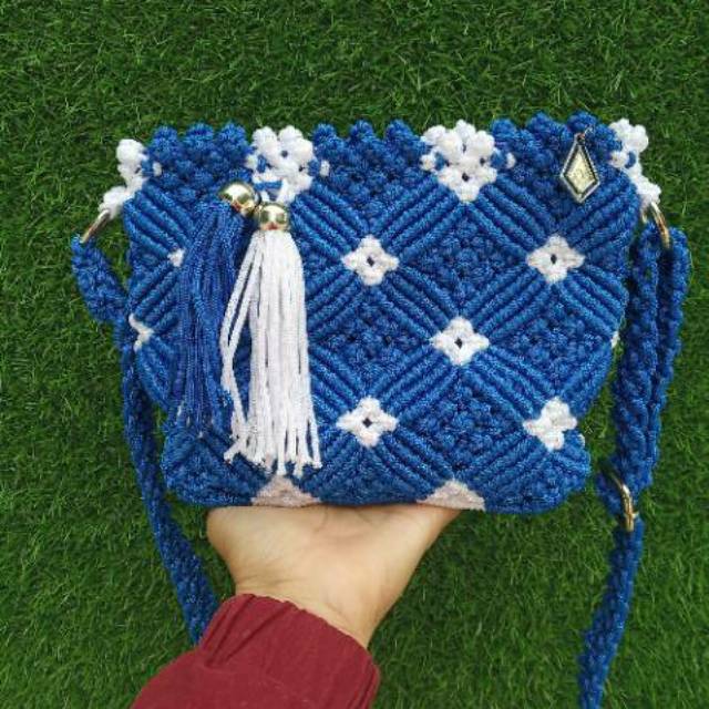 Detail Gambar Tas Tali Kur Motif Bunga Nomer 17