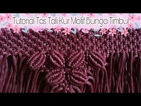 Detail Gambar Tas Tali Kur Motif Bunga Nomer 18