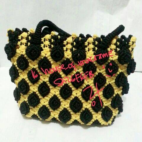 Detail Gambar Tas Tali Kur Motif Bunga Timbul Nomer 43