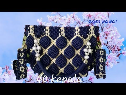 Detail Gambar Tas Tali Kur Motif Bunga Timbul Nomer 55