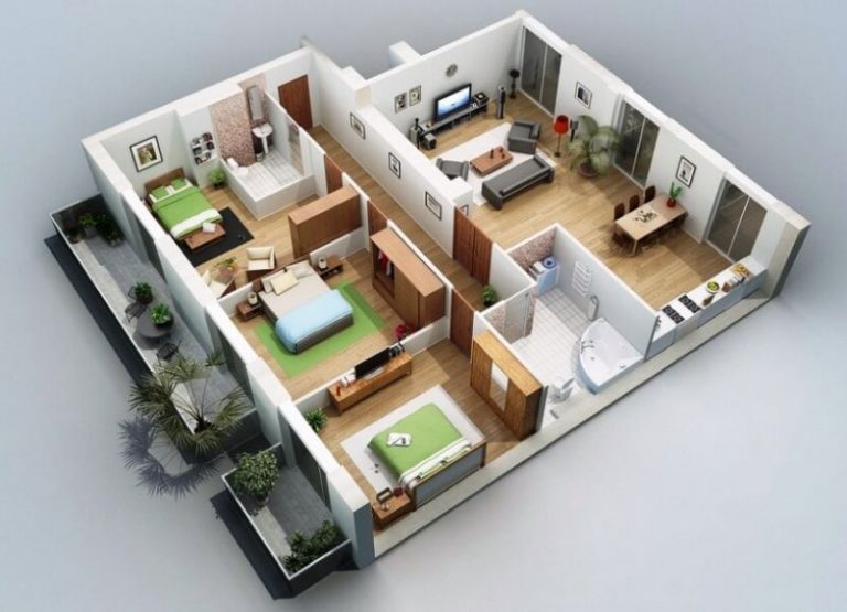 Detail Gambar Tata Ruang Rumah Minimalis Nomer 17