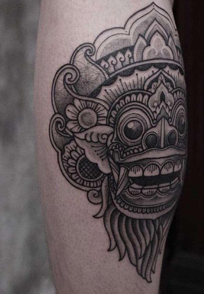 Detail Gambar Tato Barong Nomer 24